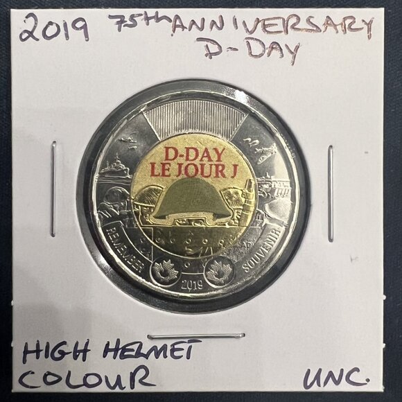 Set of 4 D-Day 75th Anniversary 2019 Commemorative Toonies! - Picture 5 of 16